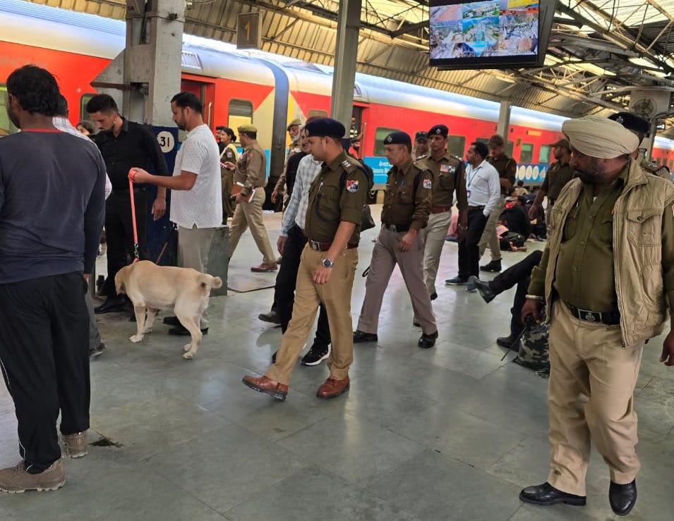Special Security Drive Conducted at Jammu Railway Station