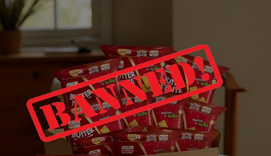 Anantnag Food Safety Dept Imposes Ban on Priyagold Butter Delite Biscuit Batch After Failing Lab Tests