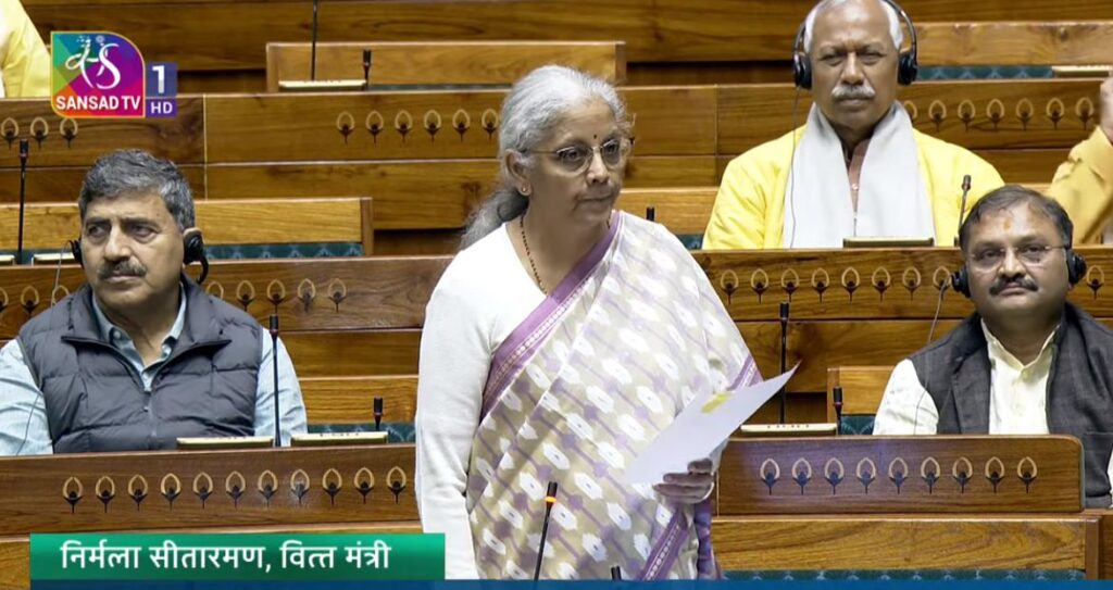 Finance Minister Nirmala Sitharaman moves Health Security se National Security Cess Bill in Lok Sabha