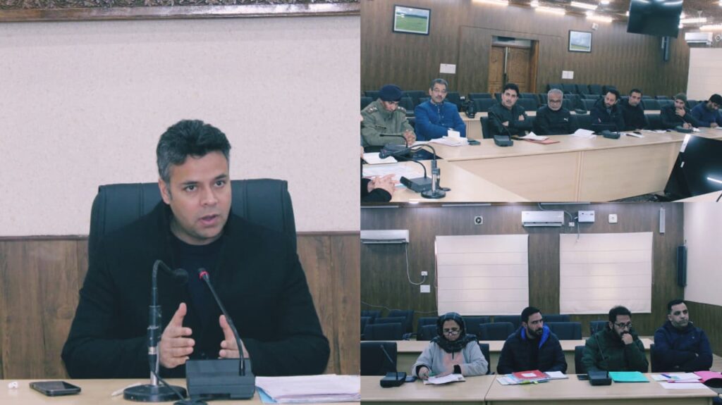 DC Budgam Chairs Meeting on Youth Engagement & Empowerment Plan