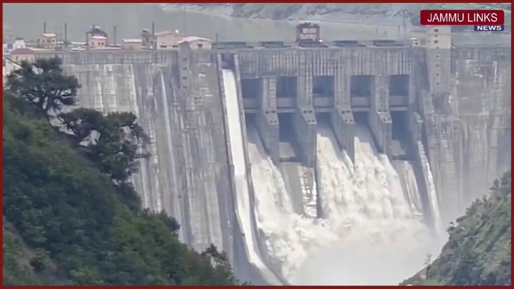 Desilting Operation Underway at Baglihar Dam, All Gates Opened to Release Silt and Debris