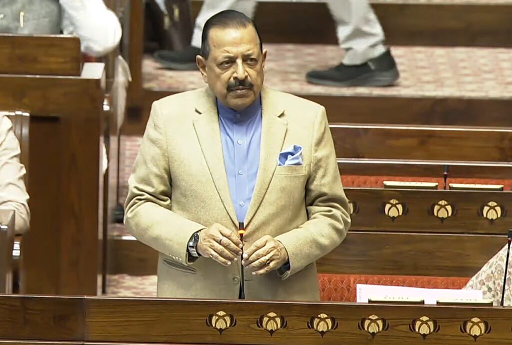 Dr Jitendra informs RS about ‘Jigyaasa’ science-outreach benefiting 14 lakh school children