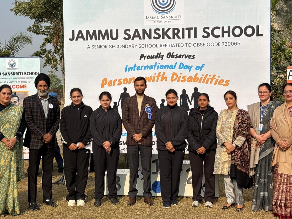 Jammu Sanskriti School Celebrates Special Sports Day, Highlights Inclusion on International Day of Persons with Disabilities