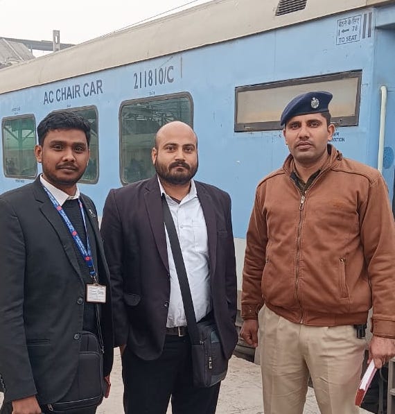 Jammu Division Ticket Checking Staff Set Example of Humanity, Assist Passengers on Two Trains