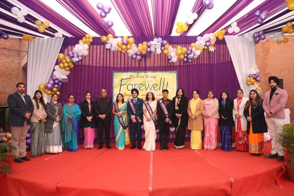 Heritage School Bids Emotional Farewell to Class XII Batch of 2025–26