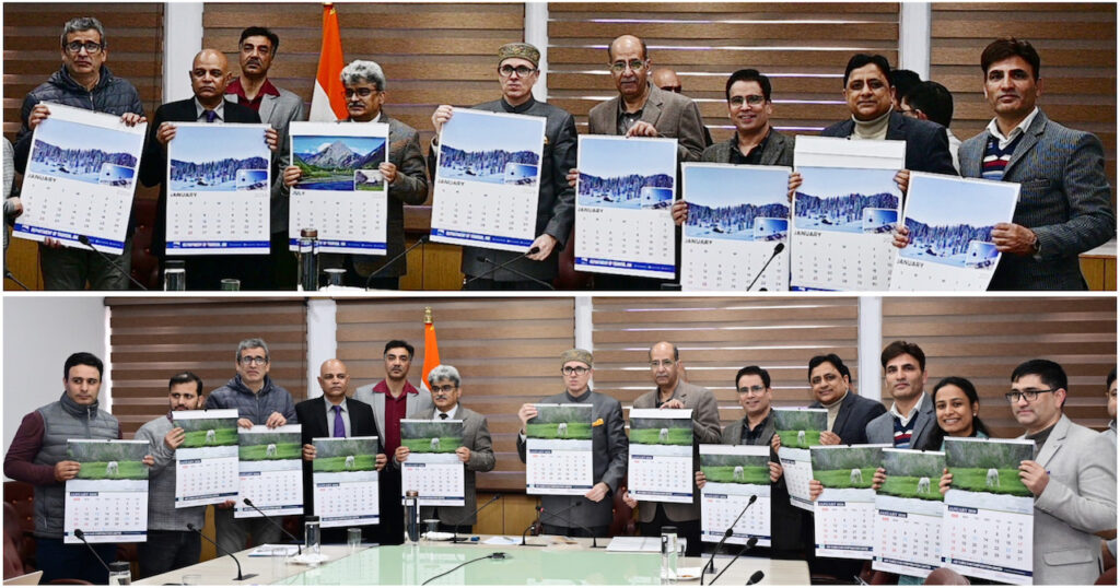 CM Omar Abdullah Unveils 2026 Tourism Calendars, Launches Tourism Kashmir Website
