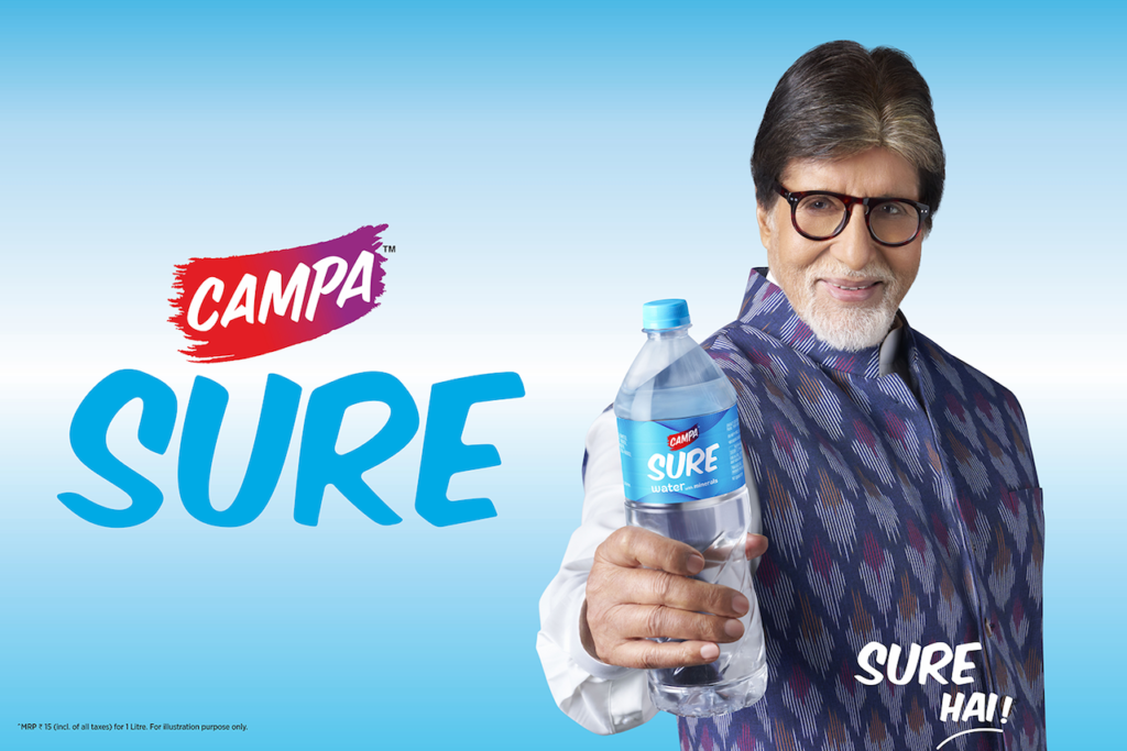 Reliance Consumer Products Signs Amitabh Bachchan as Brand Ambassador for Campa Sure
