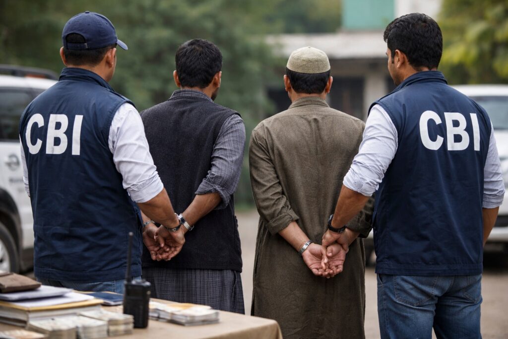 CBI Arrests Patwari, Chowkidar for Taking ₹15,000 Bribe in Anantnag