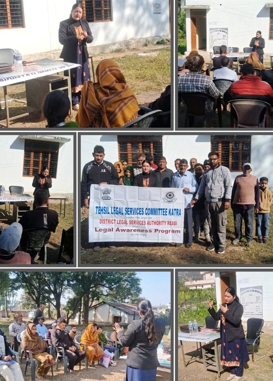 DLSA Reasi organises awareness program on Prohibition of Child Marriage, DAWN