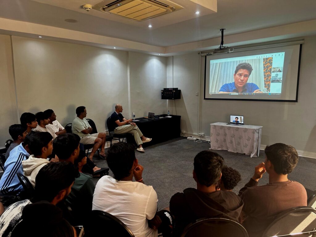 India U19 team interacts with Sachin Tendulkar ahead of crucial World Cup clash against Pakistan