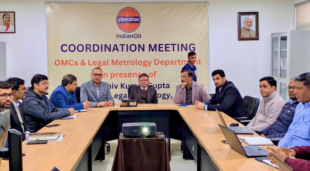 OMCs, Legal Metrology Hold Coordination Meeting in Jammu to Ensure Fair Fuel Dispensing Across J&K