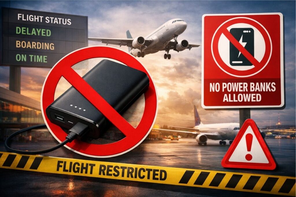 No Inflight Use of Power Banks Allowed, MoCA Reiterates Safety Rule