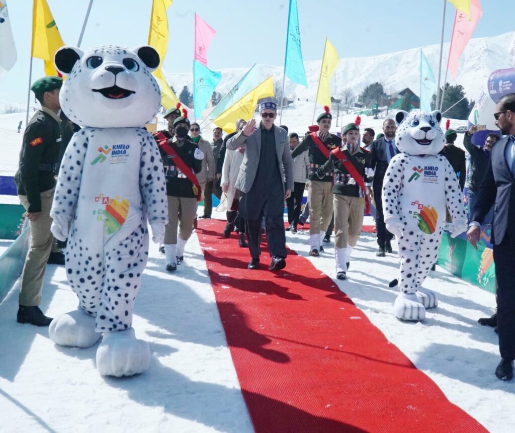 CM Omar Abdullah articulates vision to make Gulmarg an international ski destination at the 6th Khelo India Winter Games