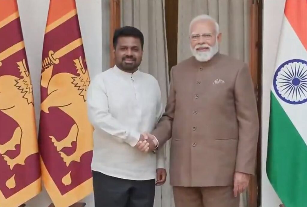 Prime Minister Narendra Modi holds bilateral meeting with Sri Lankan President Anura Kumara Dissanayake
