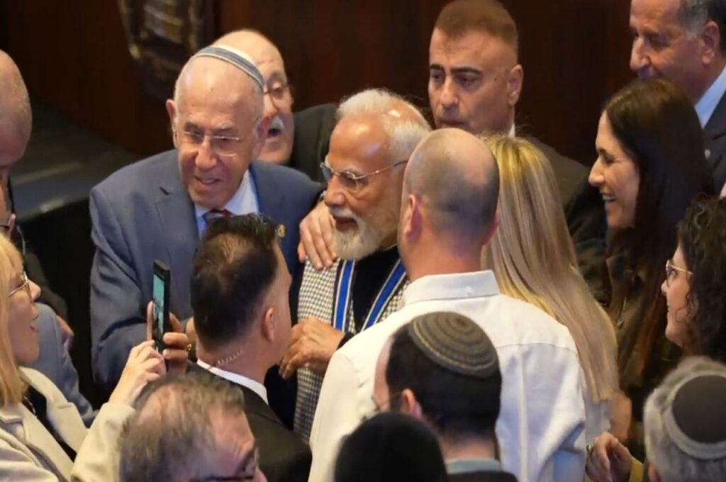 From standing ovation to Knesset Medal: first day of PM Modi’s Israel visit underscores strategic bond