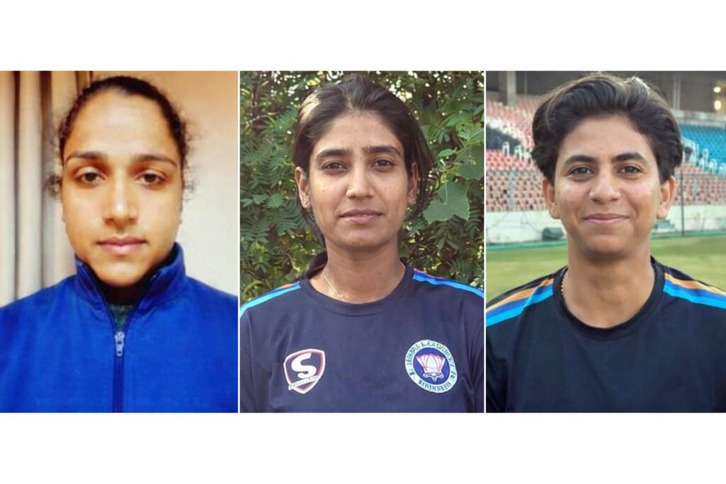 JKCA Trio Selected in North Zone Squad for Senior Women’s One-Day Tournament