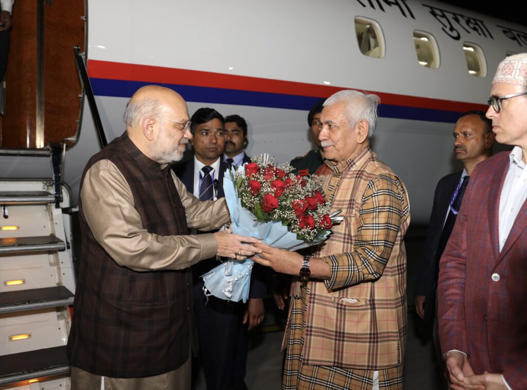 Union Home Minister Amit Shah Arrives in Jammu on Three-Day Visit, to Review Security and Development