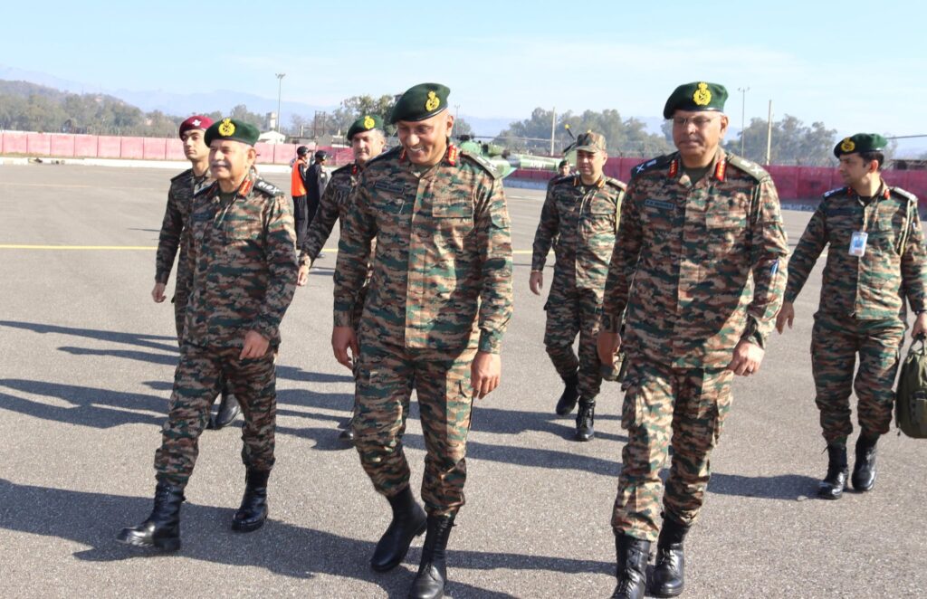 Army Chief Gen Upendra Dwivedi Reviews Security Preparedness at White Knight Corps Headquarters