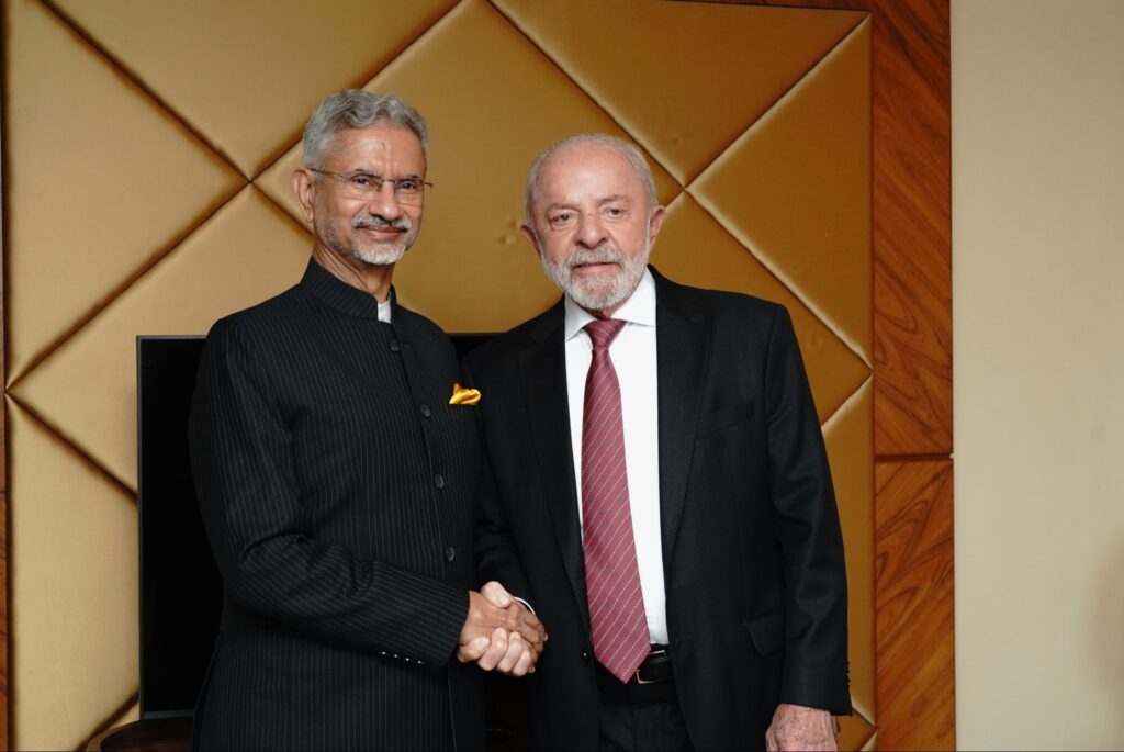 EAM S Jaishankar calls on Brazilian President Luiz Inacio Lula da Silva
