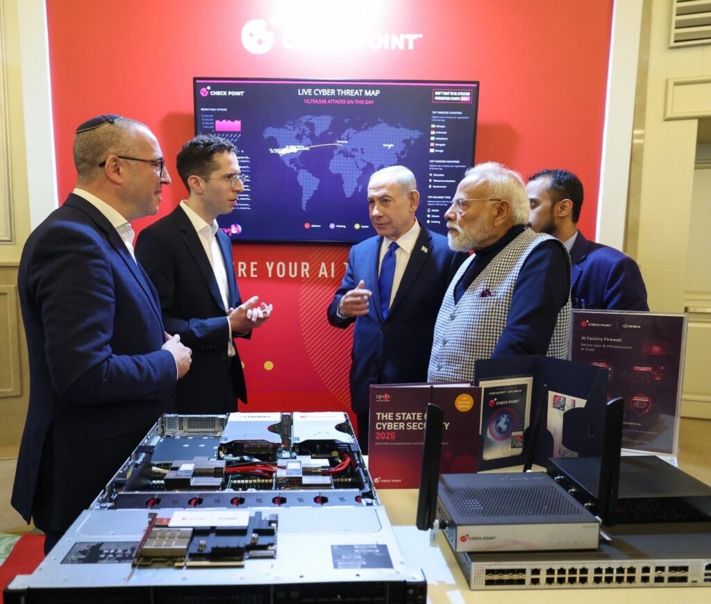 PM Modi and Israeli PM Netanyahu attend technology and innovations exhibition