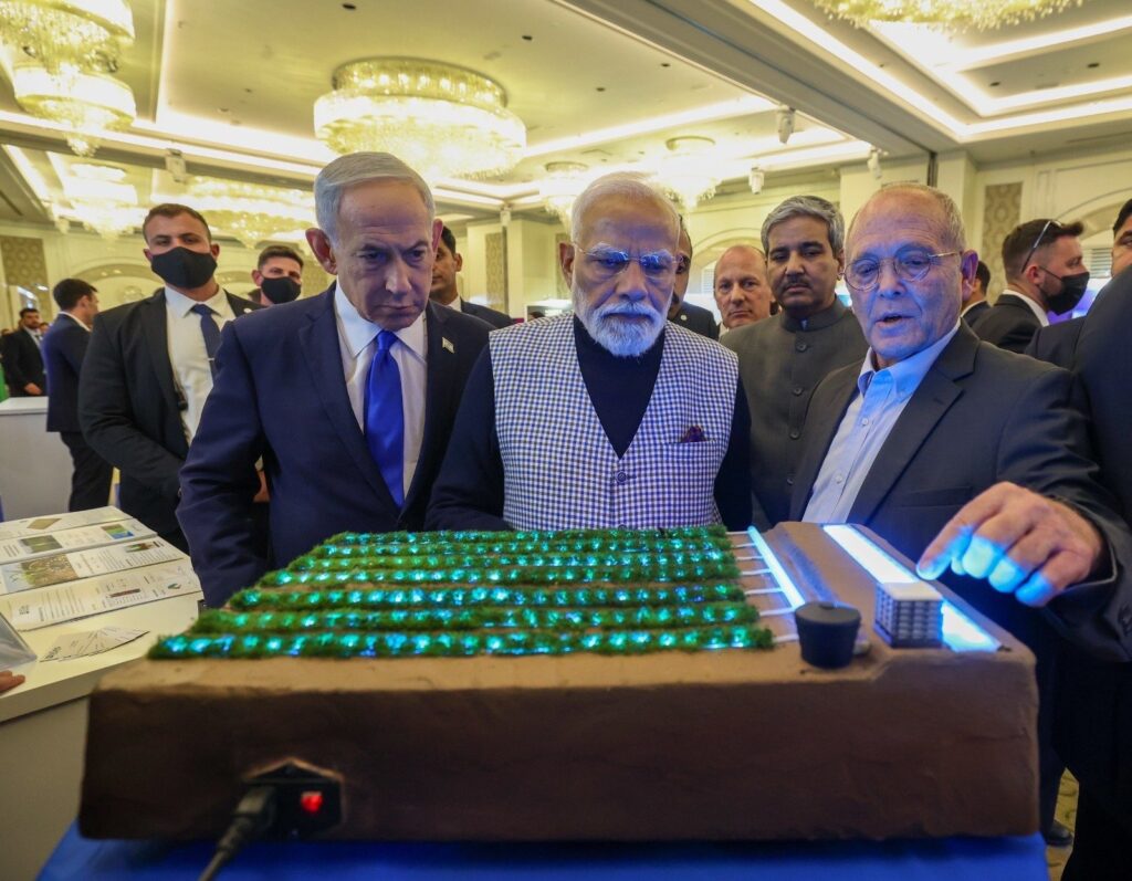PM Modi, during Jerusalem visit, highlights Israel’s innovative tech scene, showcasing AI and healthcare