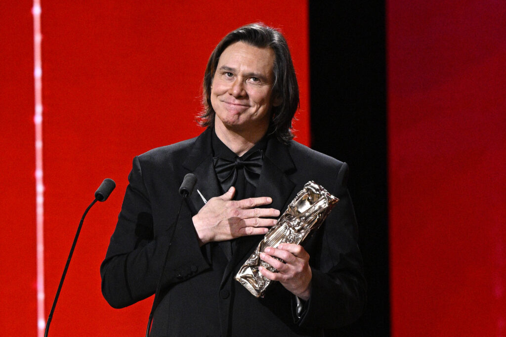 Jim Carrey recieves honorary award at Cesar Awards 2026, delievers emotional speech in French