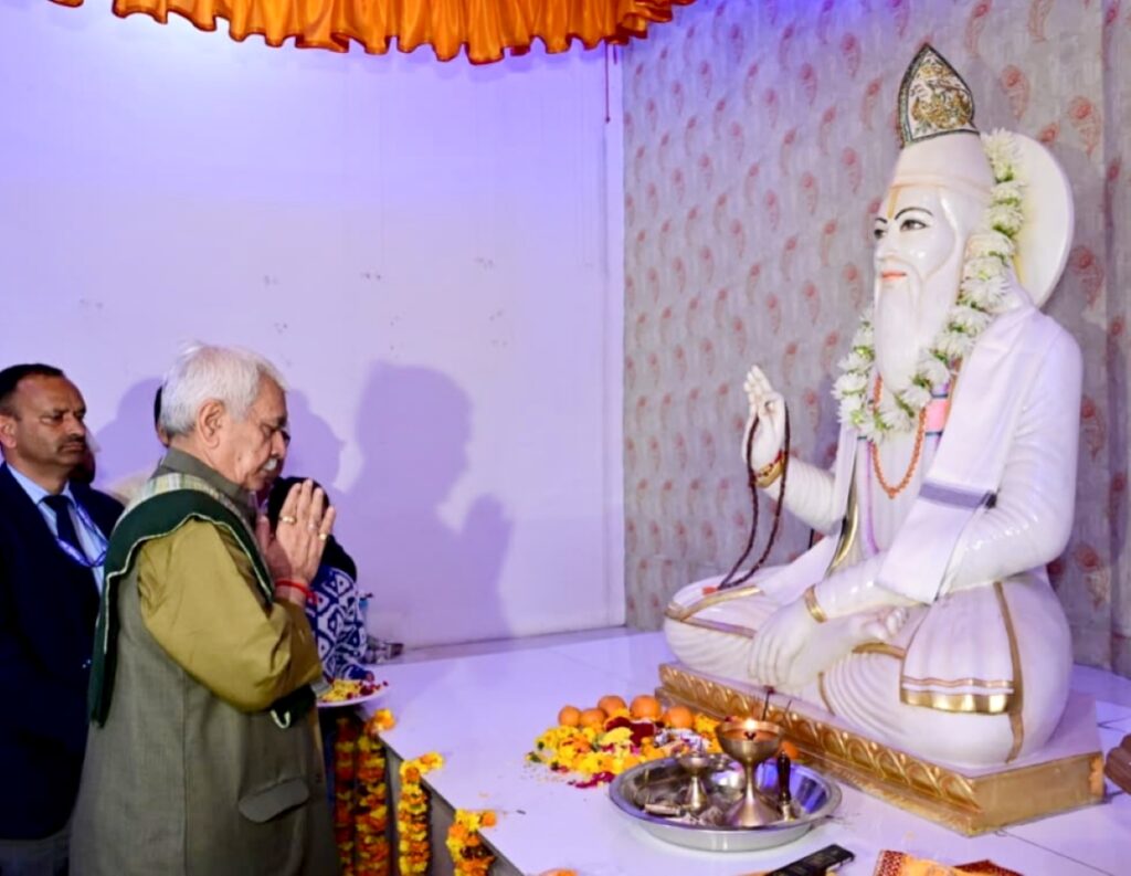 LG Manoj Sinha Calls for Harnessing Power of Values for Societal Transformation at Sant Kabir Nirvan Diwas Event