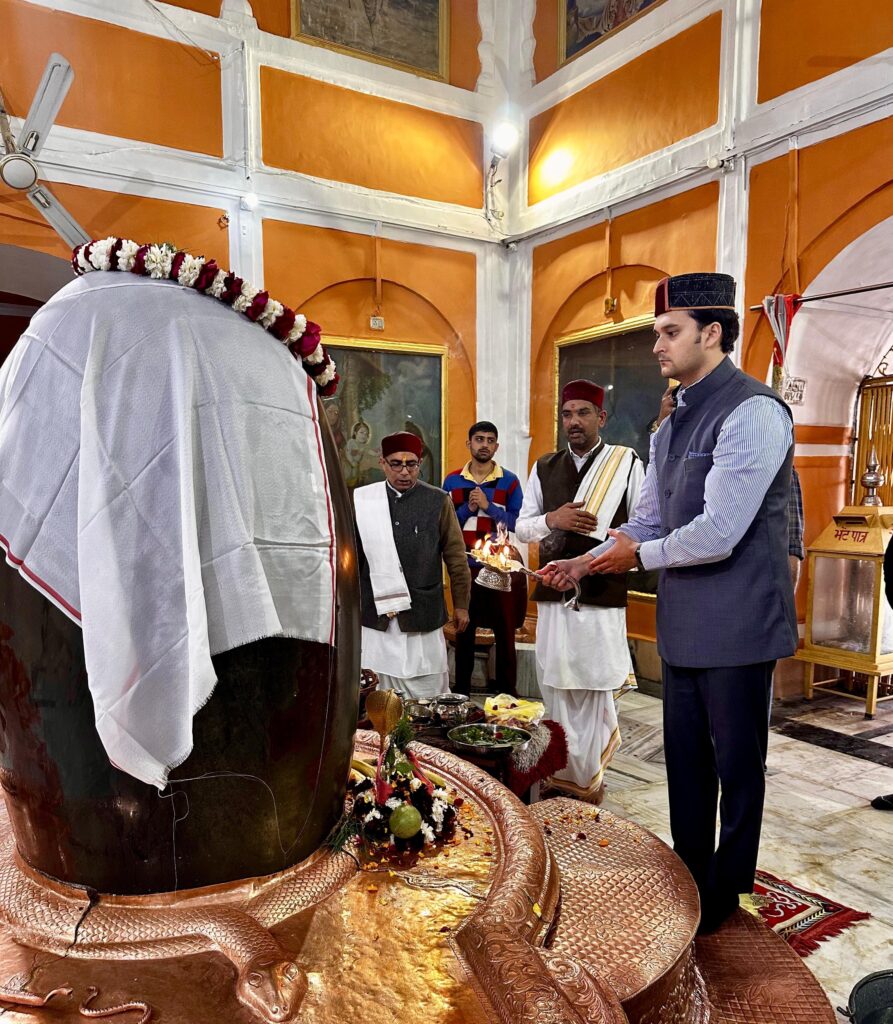 Martand Singh Reviews Arrangements for Maha Shivratri 2026 at Shri Ranbireshwar Temple
