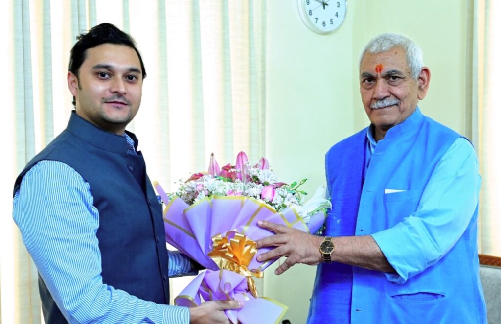 Martand Singh Calls on LG Manoj Sinha, Briefs Him on Sports & Youth Initiatives