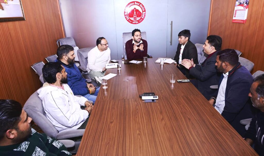 SMVDSB Holds Consultative Meeting with Yatra Service Providers, Interacts with Young Sportspersons