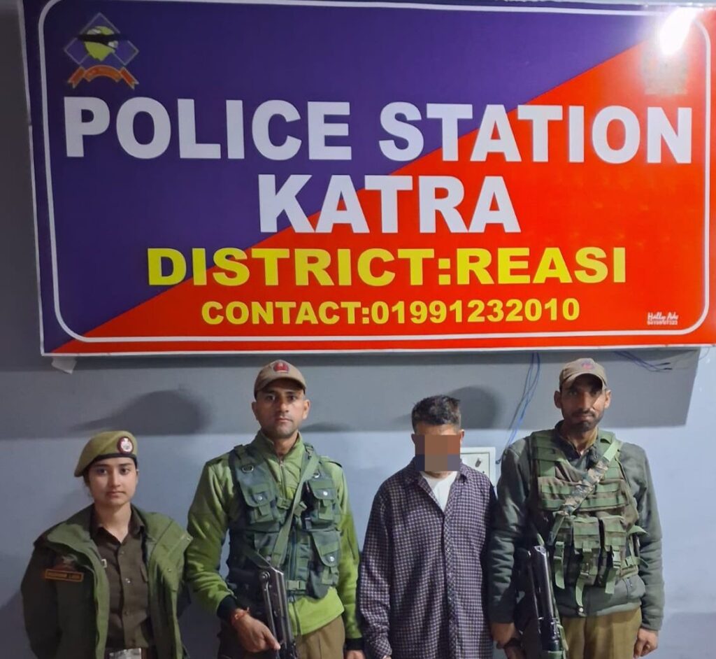 Reasi Police Apprehend Man with Ganja, Illicit Liquor During Patrolling in Katra