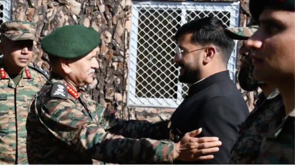 DC Rajouri Abhishek Sharma Awarded COAS Commendation