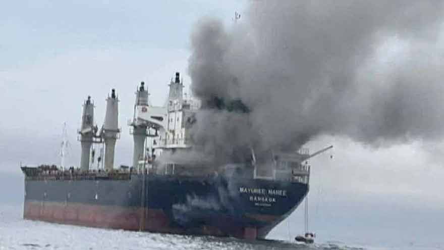 UK Maritime Organisation says 3 Merchant Vessels struck by projectiles in Gulf waters, advises caution