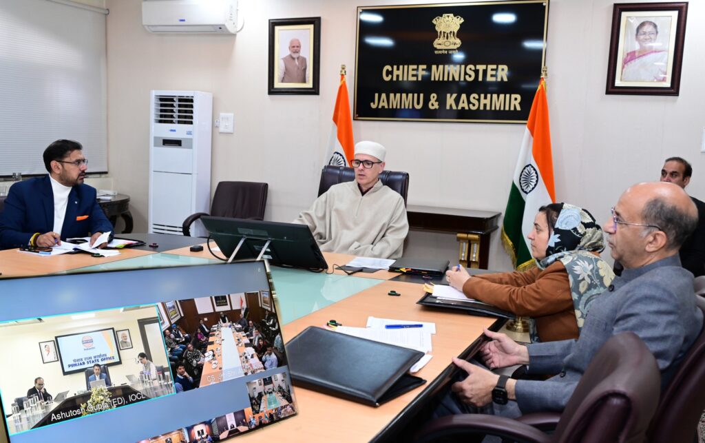 CM Omar Abdullah Reviews LPG, Fuel Stocks in Jammu and Kashmir