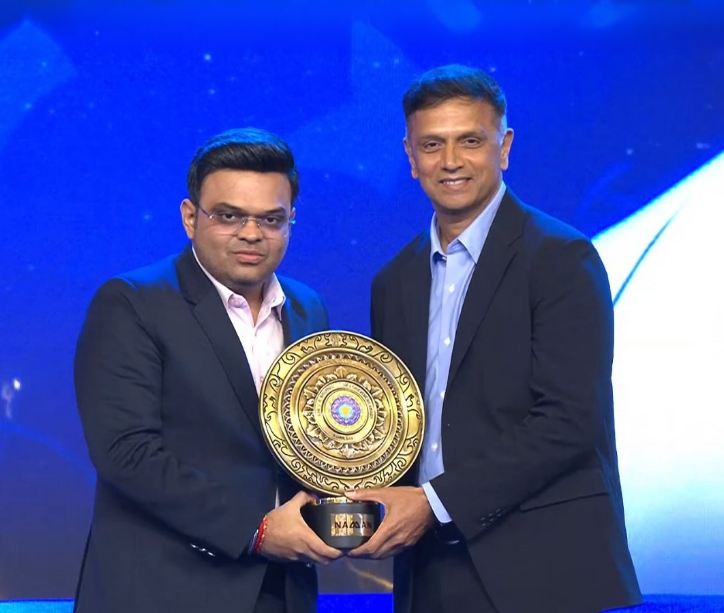 “Very grateful”: Rahul Dravid on BCCI Lifetime Achievement honour at BCCI Naman Awards 2026