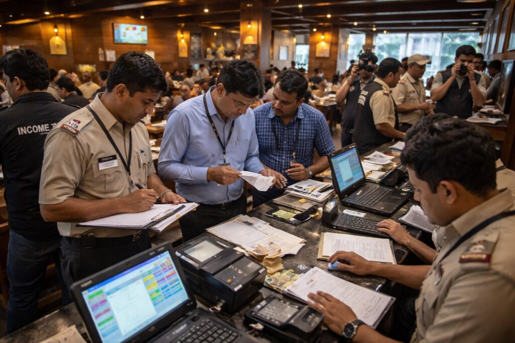 I-T Department Detects ₹408 Crore Sales Suppression in Nationwide Survey of Restaurants