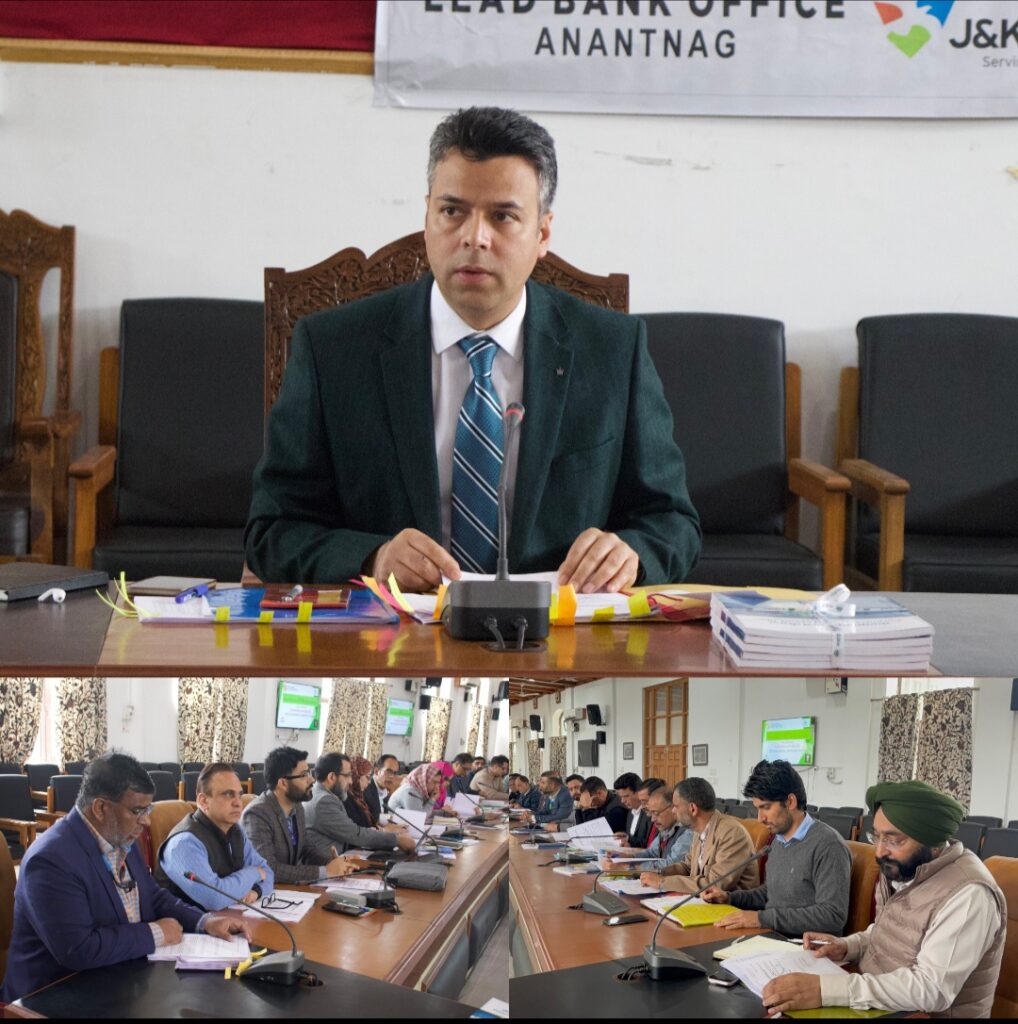 DDC Anantnag chairs Bankers’ DLRC meeting For Quarter ending December-2025