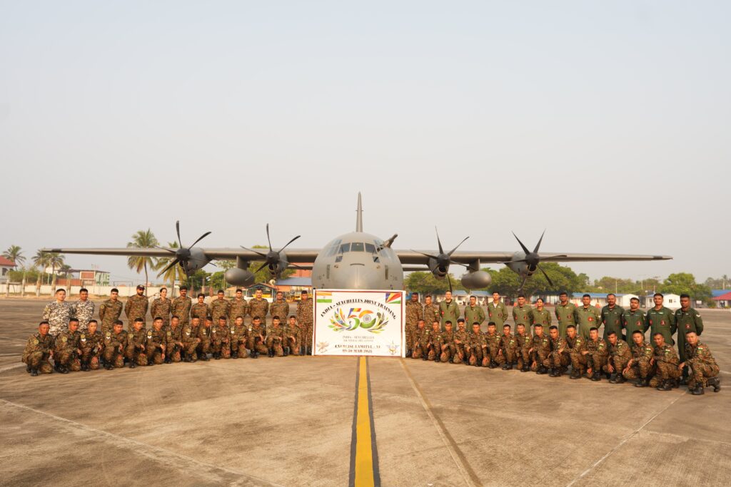Indian contingent departs for Seychelles for joint military “Exercise Lamitiye – 2026”