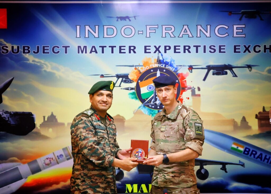 Indian Army and French Army conduct Subject Matter Expert Exchange to deepen professional understanding and improve interoperability