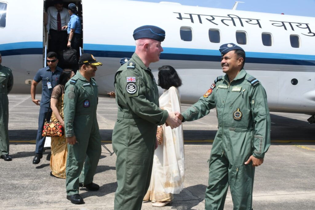 UK Royal Air Force Chief visits Gwalior airbase, gains first-hand insight into IAF operations