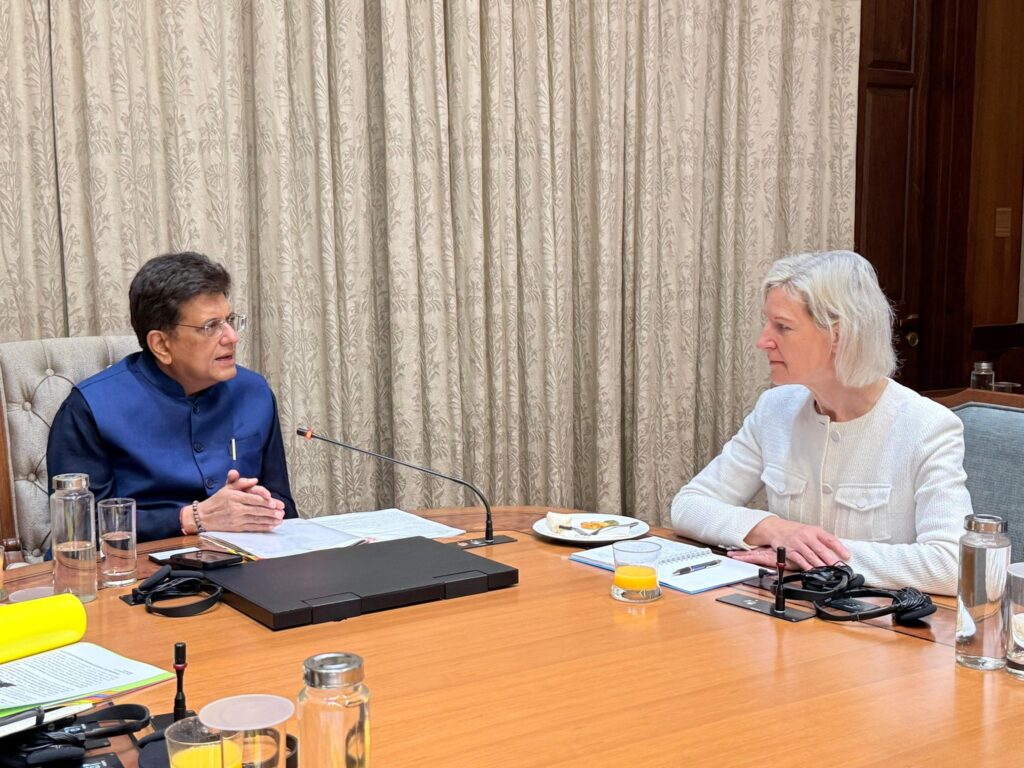 Union Minister Piyush Goyal discusses early implementation of India-EU FTA with European Parliament delegation