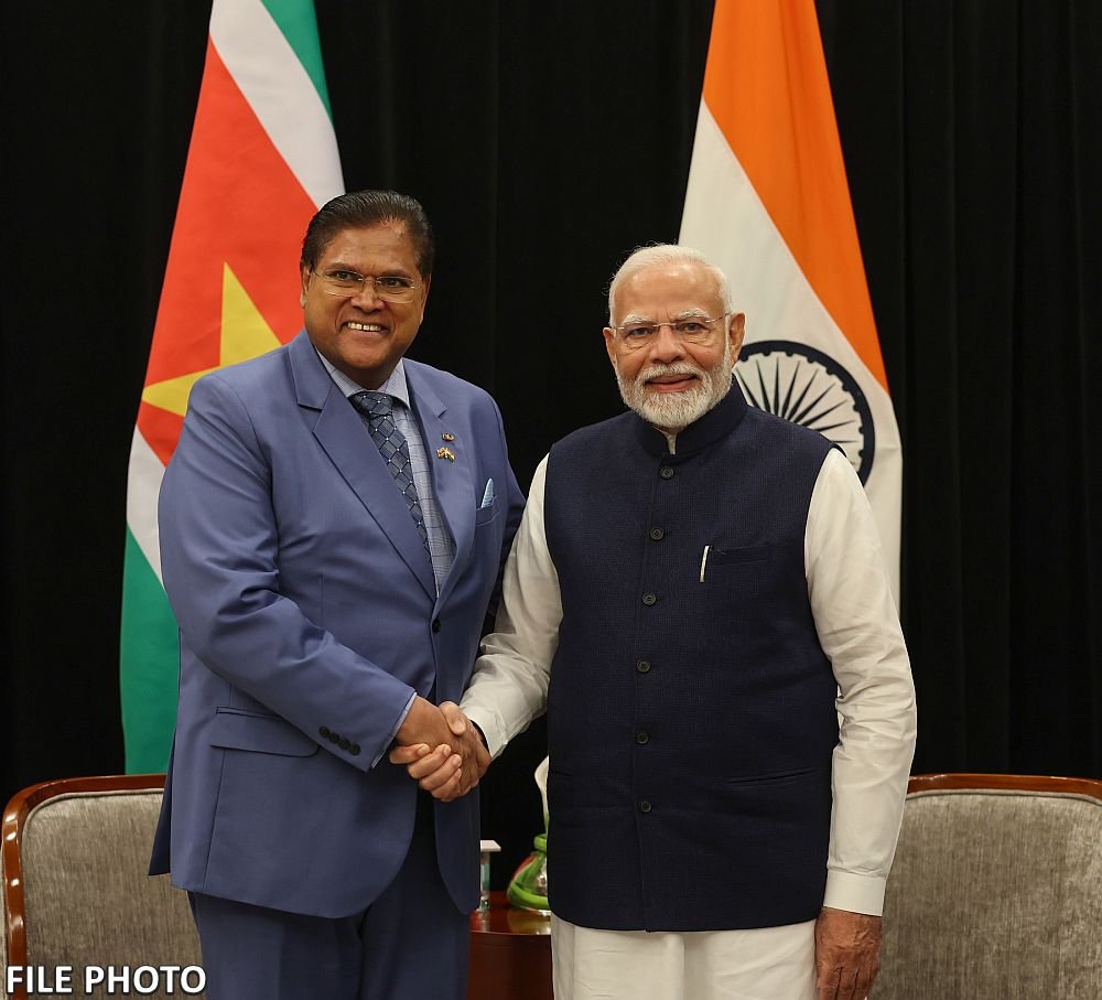 Prime Minister Narendra Modi mourns death of former Suriname President Chandrikapersad Santokhi
