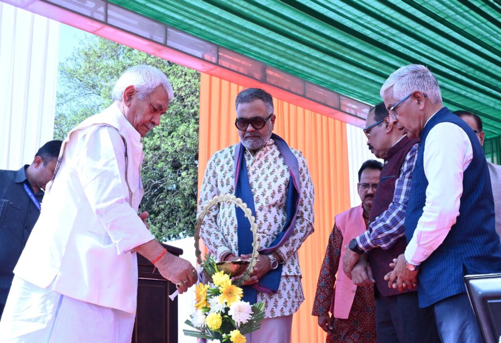 LG Manoj Sinha Urges Preservation of Jammu’s Literary and Cultural Heritage at Sahitya Sanskriti Samagam