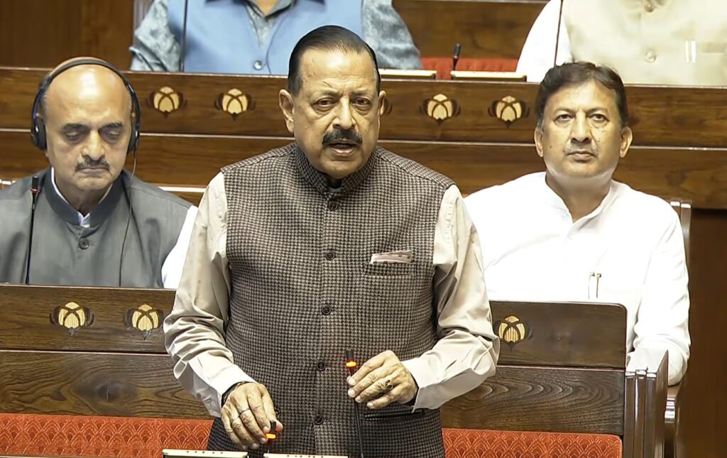 Dr Jitendra informs RS about ISRO’s initiatives for students’ participation in Space activities