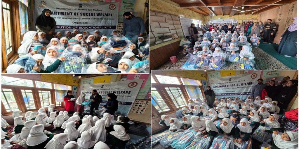 SWD Srinagar contrinues Educational Kit Distribution Drive