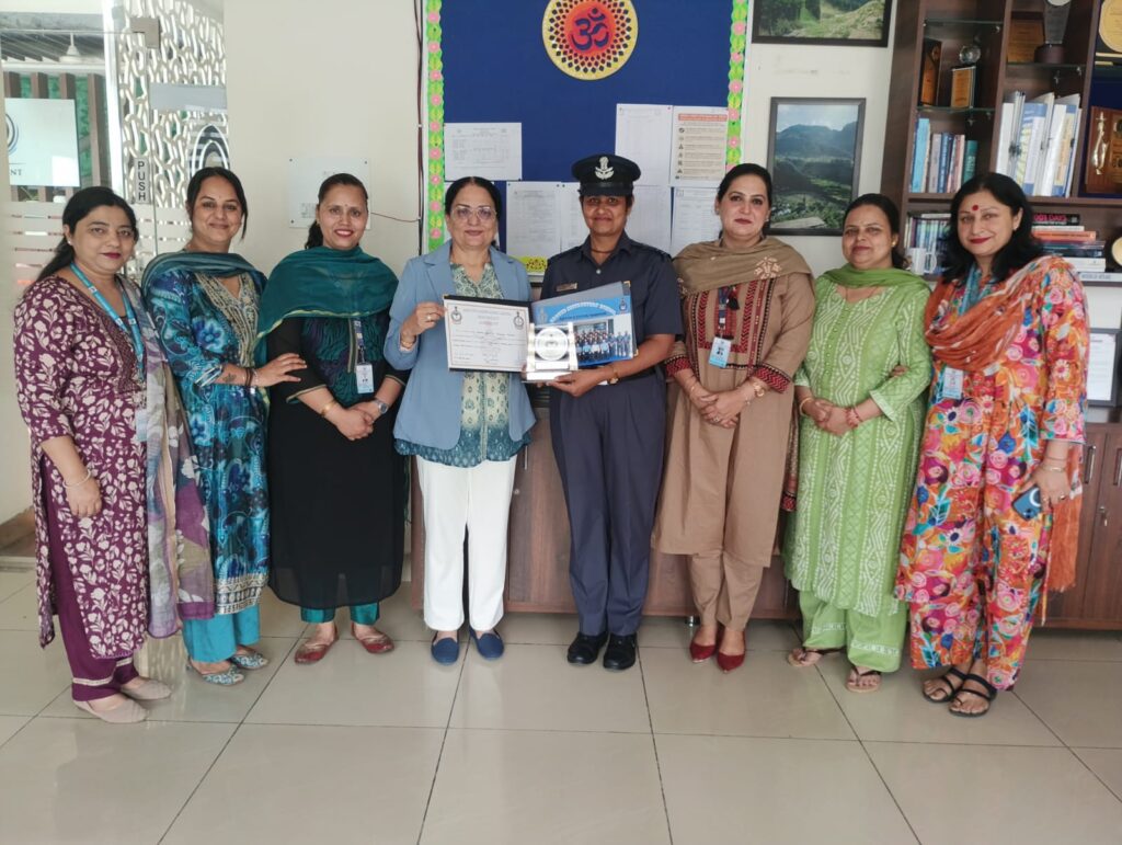 Jammu Sanskriti School Faculty Commissioned as NCC Air Wing Second Officer