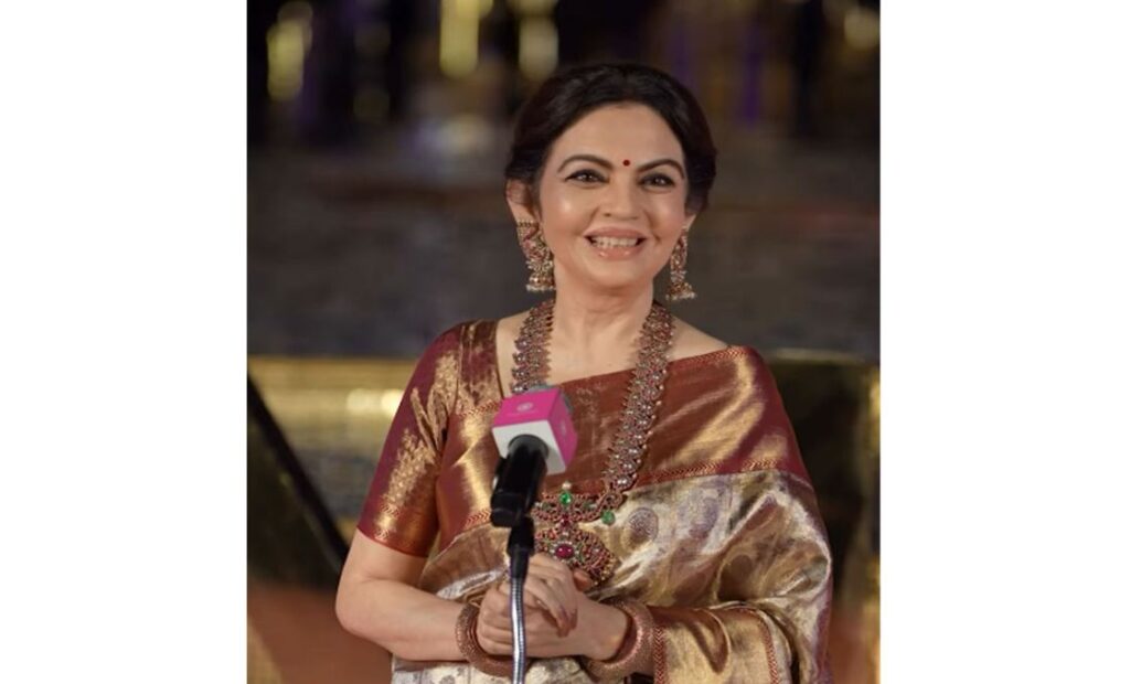Decoding Nita Ambani’s regal ensemble at NMACC’s 3rd anniversary celebration