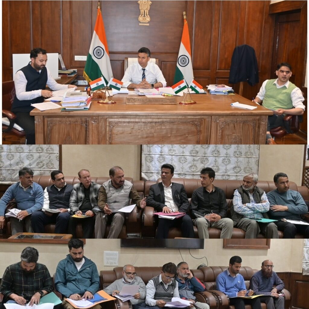 DC Anantnag chairs meeting of Single Window Committee of Mining Leases