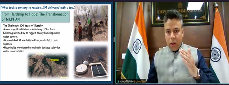 DC Anantnag participates in JJM Peyjal Samvad-2026