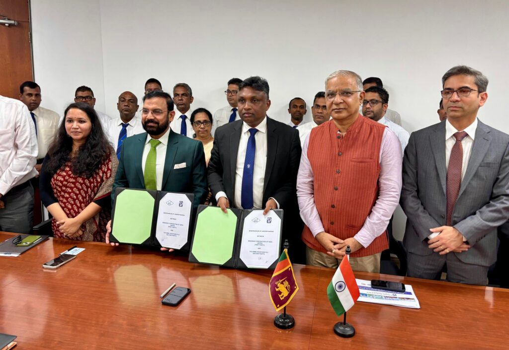 India, Sri Lanka sign MoU between Colombo Dockyard, Dredging Corporation of India